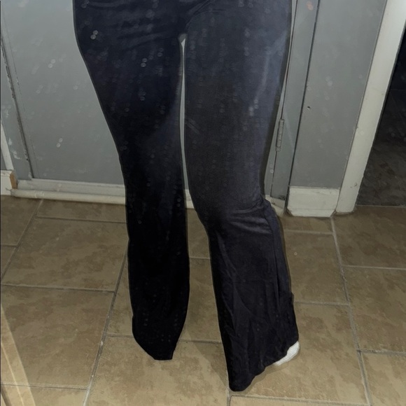 Black Flared Pants- Suede feeling. - Picture 5 of 5